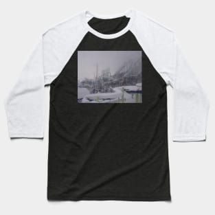 Rollercoaster in a Snowstorm Baseball T-Shirt